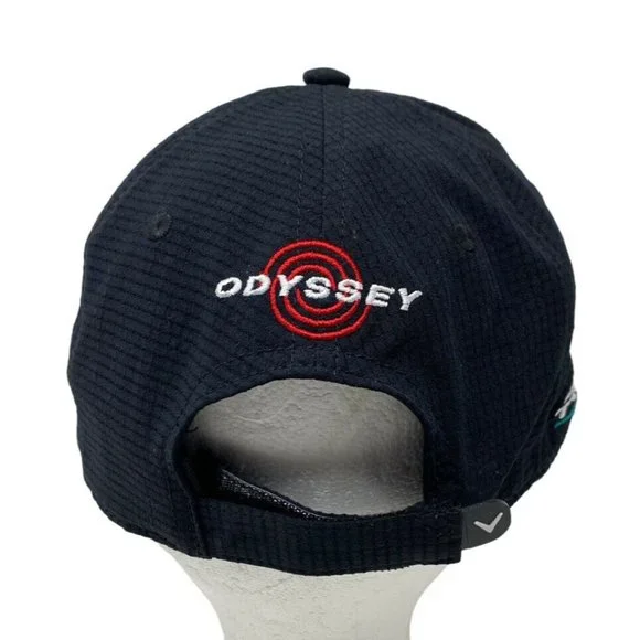 Callaway Golf Hat Rogue Odyssey Black Cap Adjustable Tour Authentic Chrome Soft - Picture 3 of 7